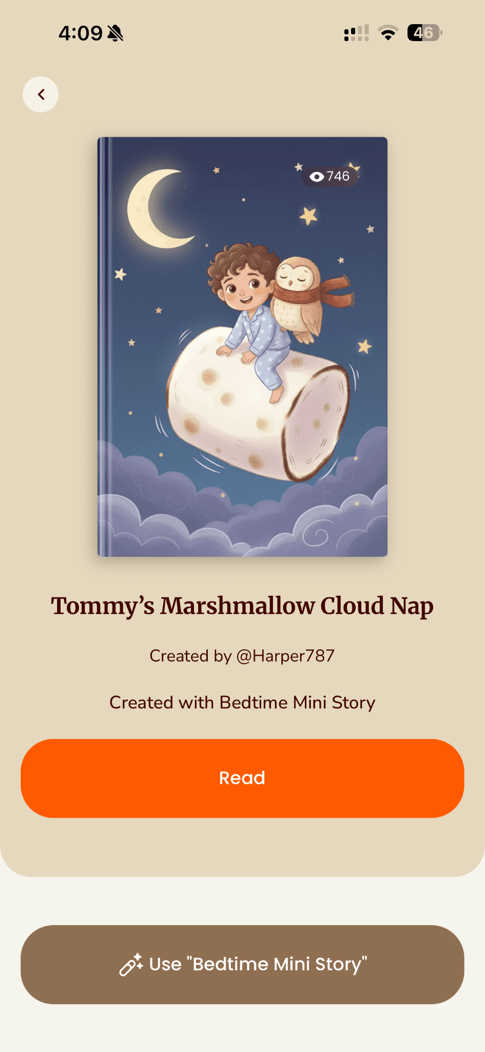 Created story